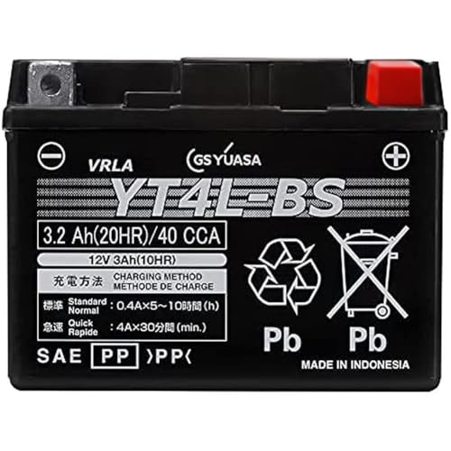 GS YUASA [ ジーエスユアサ ] シールド型 バイク用バッテリー YT4L-BS